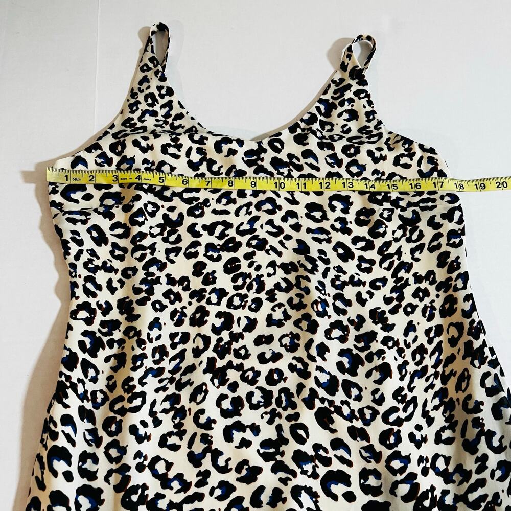 CAbi Leopard Mixed Print Sleeveless Flare Hem Dress Size XS Multicolor 5115 - Picture 7 of 9